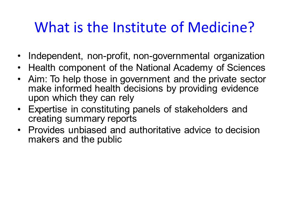impact of the institute of medicine In the first nationwide study to measure the effect of the medicare annual wellness visit on early identification of cognitive impairment such as alzheimer's disease, researchers from the indiana university center for aging research, regenstrief institute. impact of the institute of medicine In the first nationwide study to measure the effect of the medicare annual wellness visit on early identification of cognitive impairment such as alzheimer's disease, researchers from the indiana university center for aging research, regenstrief institute.