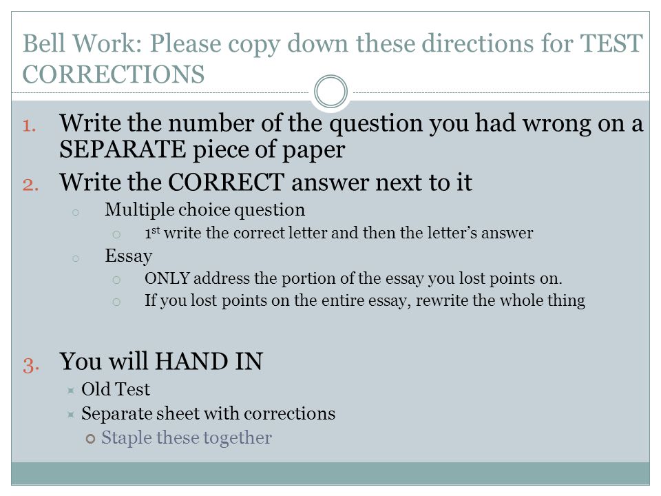 Essay Corrector
