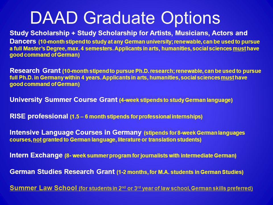 Master thesis opportunities germany