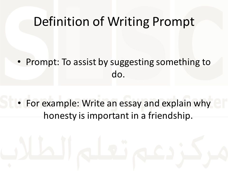 Definition and example essay topics