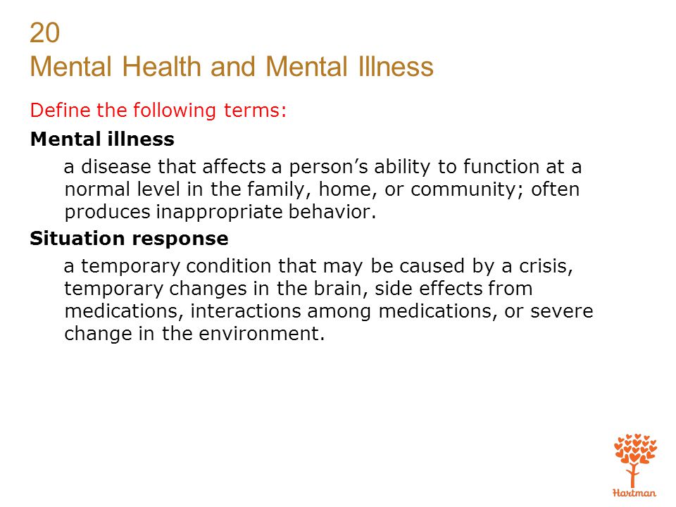 define mental health