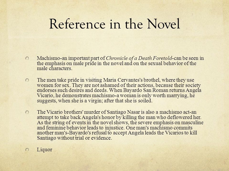 Chronicle Of A Death Foretold Essay