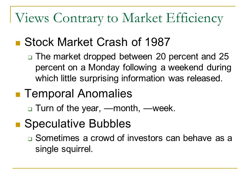 insider trading and market efficiency insider trading and market efficiency