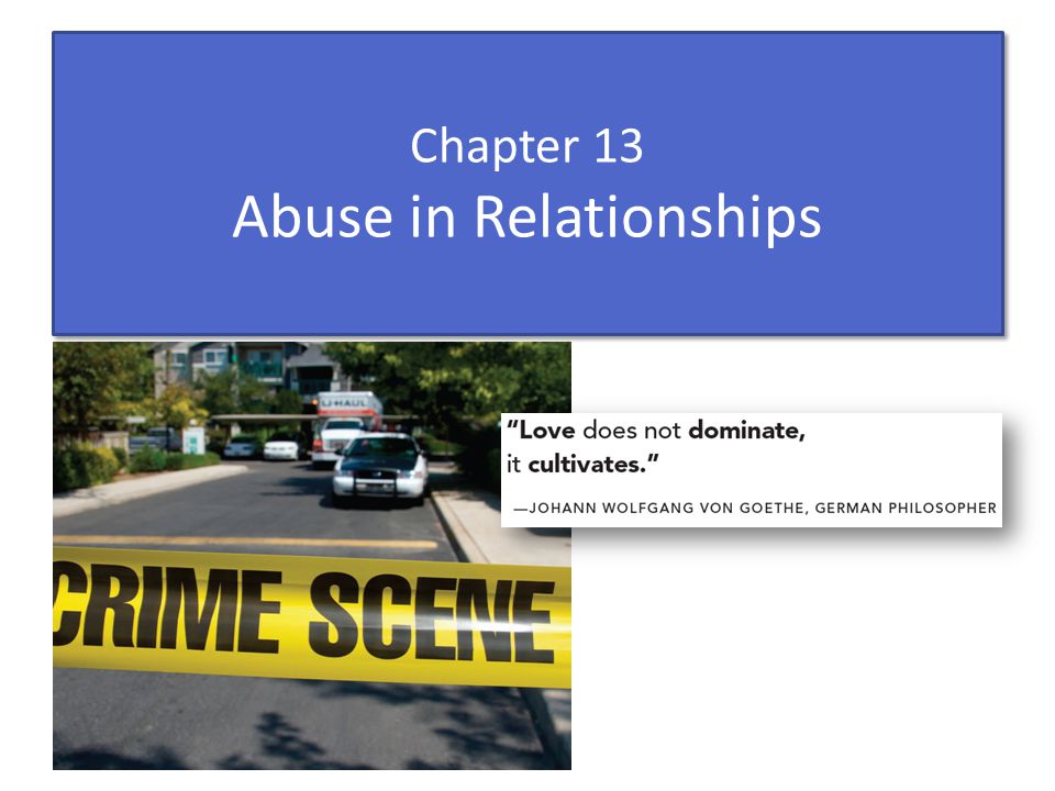 Chapter 13 Abuse in Relationships