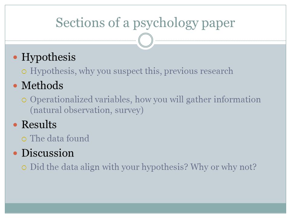 Methods Section Of A Research Paper