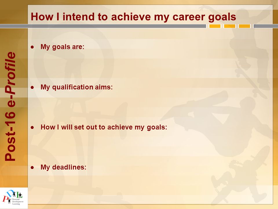 my career goals are