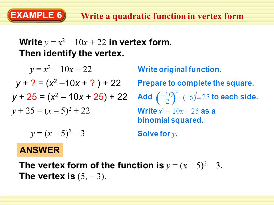 Quadratic Equation Vertex Form Talkchannels Quadratic Function In Vertex Form