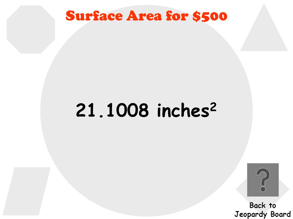 What is the surface area of a cylinder with a diameter of 1.2 inches and a height of 5 inches.