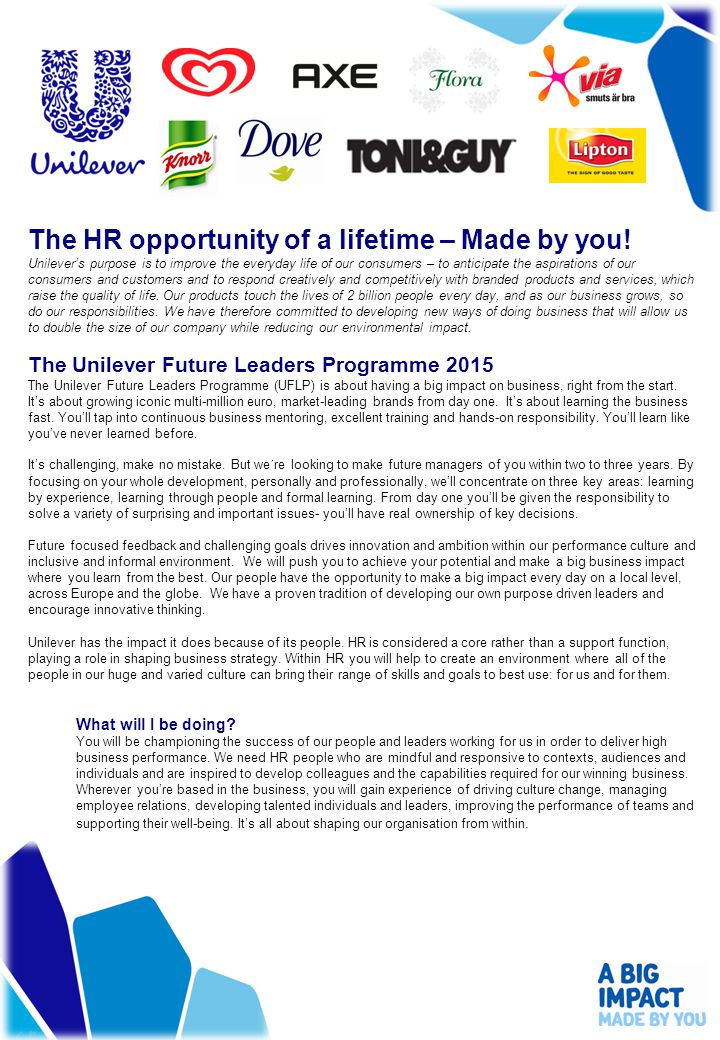 The HR opportunity of a lifetime – Made by you.