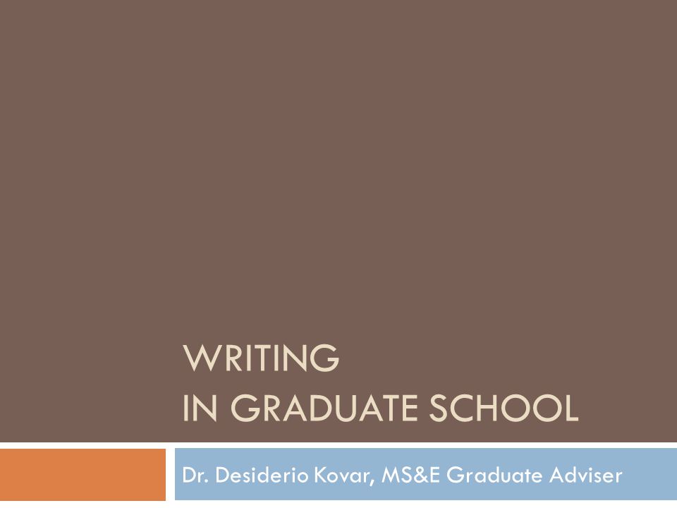 Choosing A Dissertation Adviser