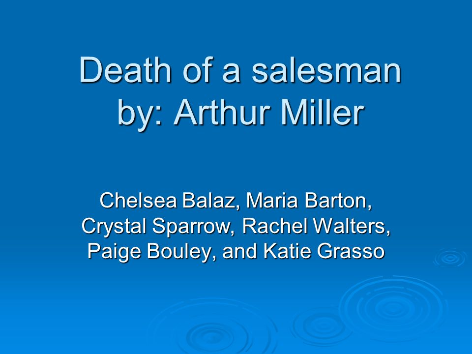 thesis on death of a salesman thesis on death of a salesman