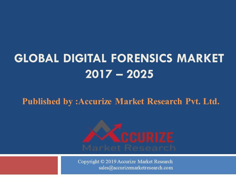 GLOBAL DIGITAL FORENSICS MARKET 2017 – 2025 Published by :Accurize Market Research Pvt.