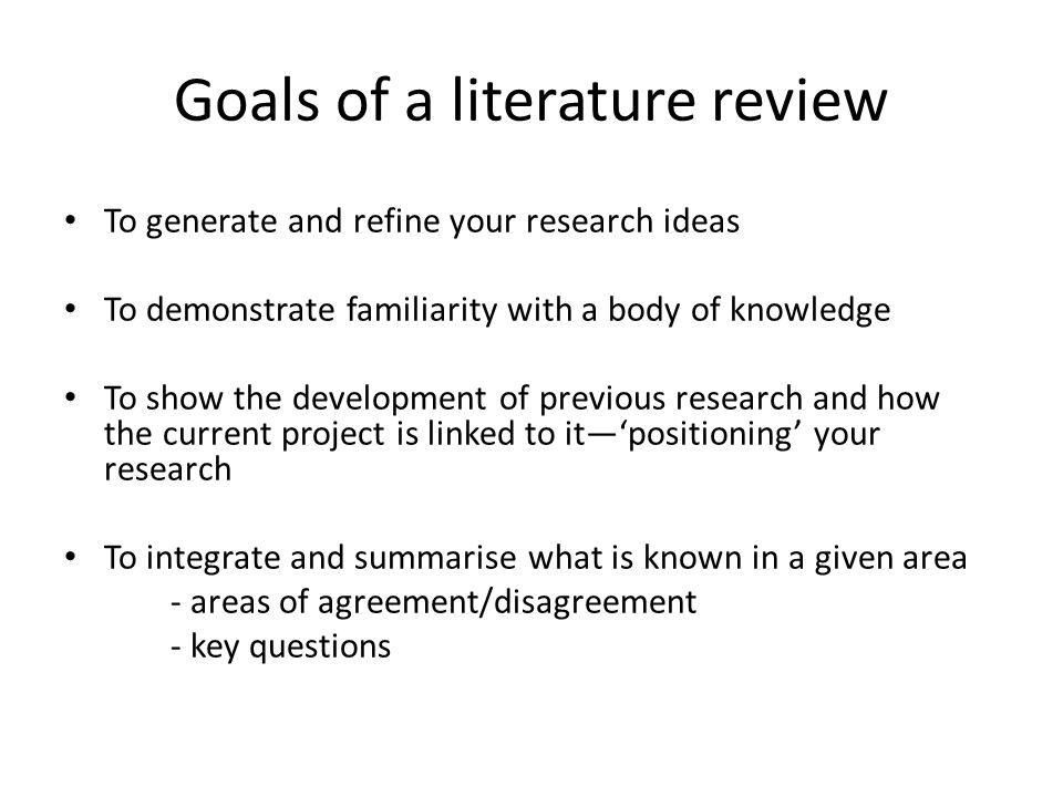Literature Review Generator