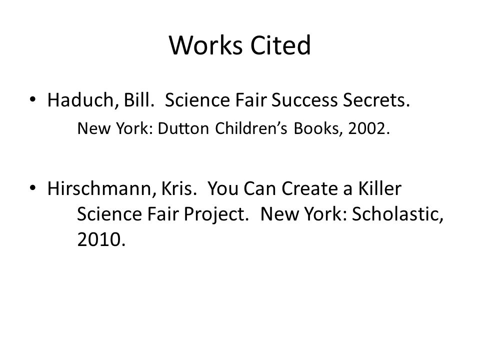 some material in this presentation is used under the fair use science works cited