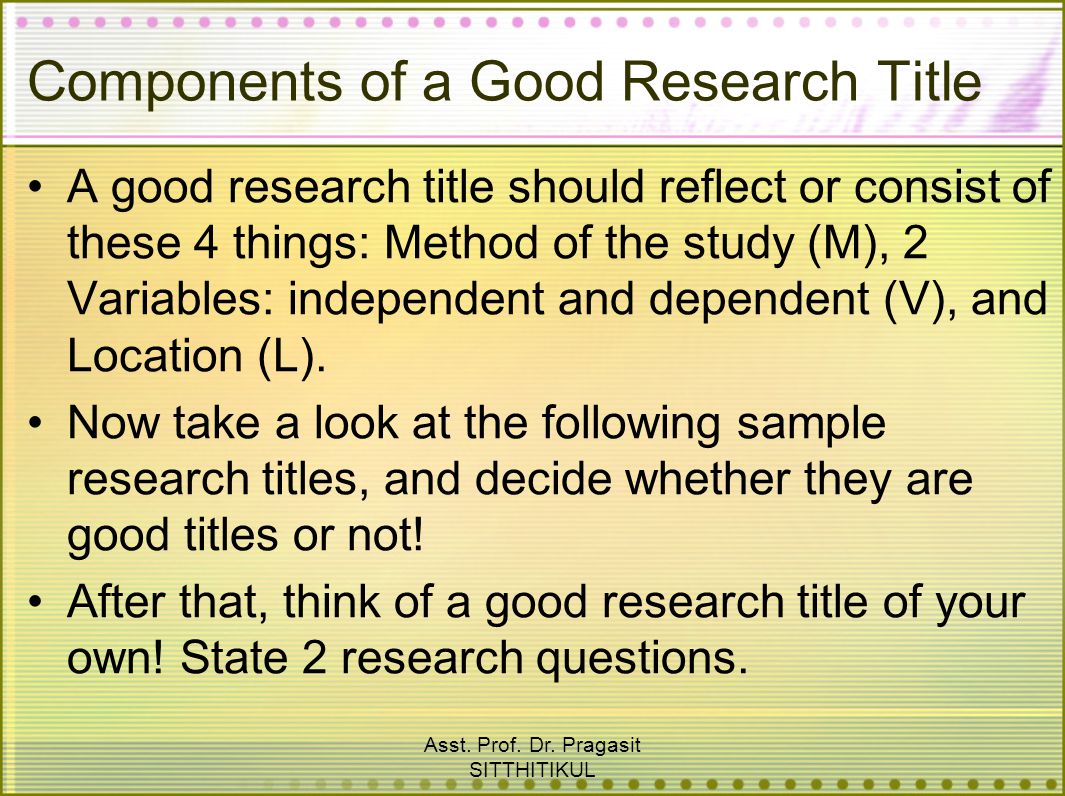 Elements of a Successful Research Paper - GradeSaver