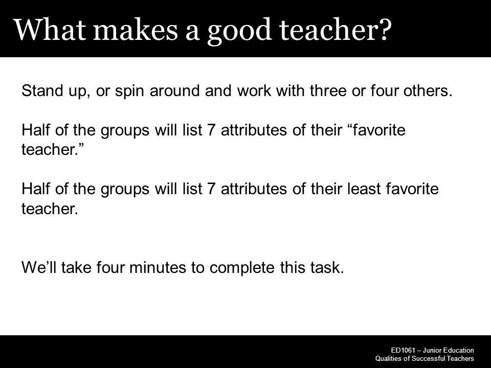 What makes a good teacher essay