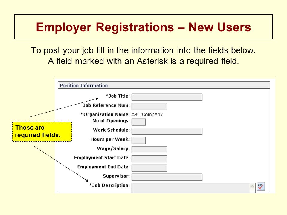 To post your job fill in the information into the fields below.