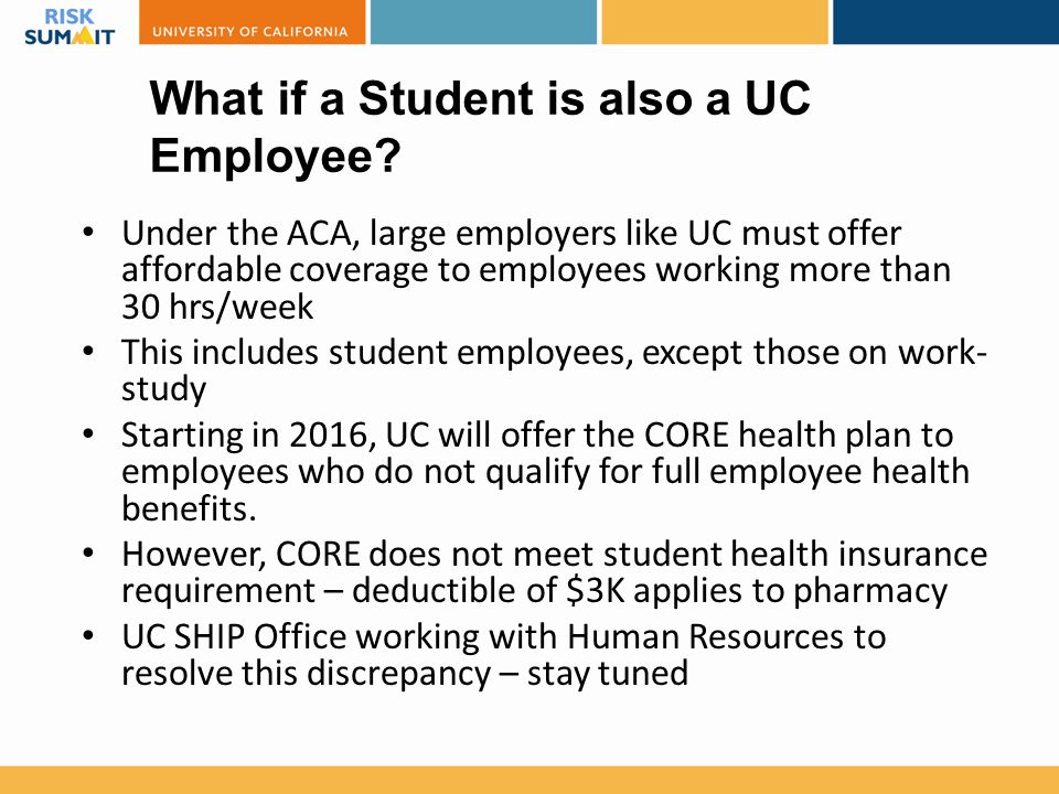What if a Student is also a UC Employee.