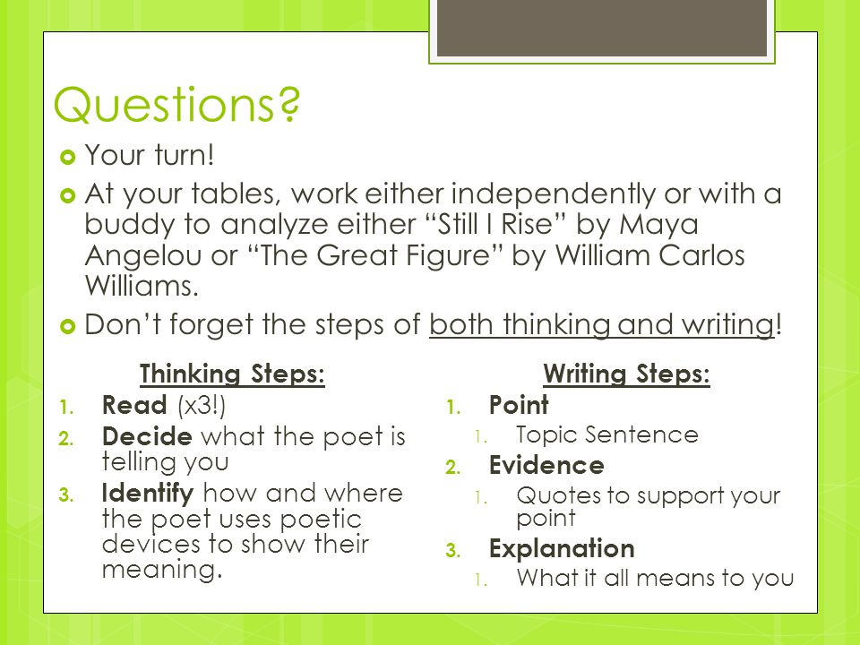 Still I Rise Essay