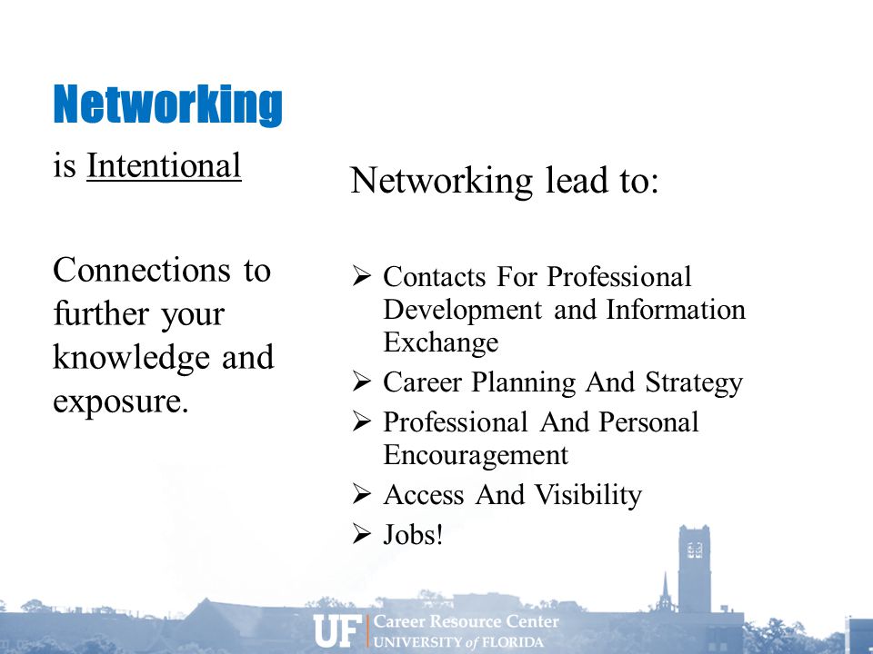 what is career networking