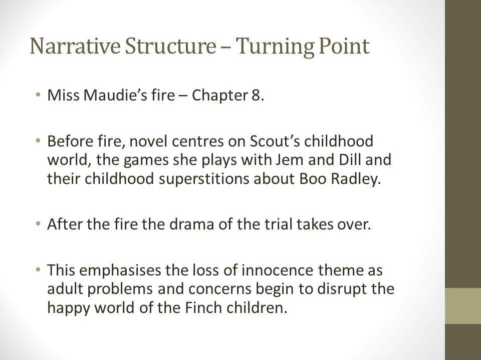 narrative structure in to kill a narrative structure in to kill a