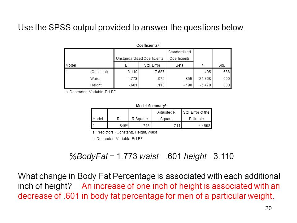 Multiple Regression Stat E 150 Statistical Methods Ppt Download 20 Use