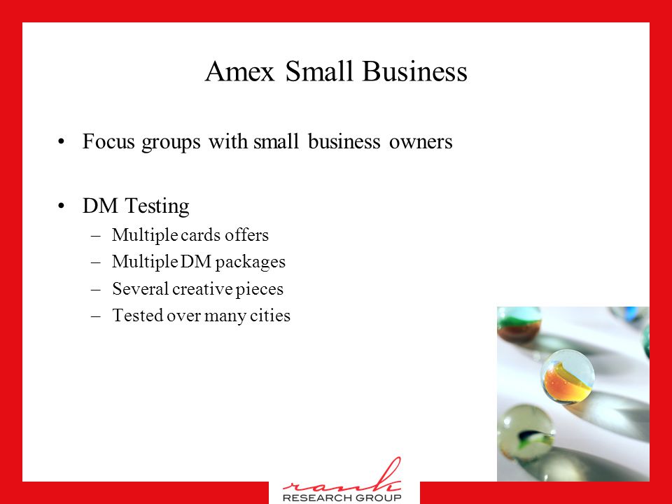 Amex Small Business