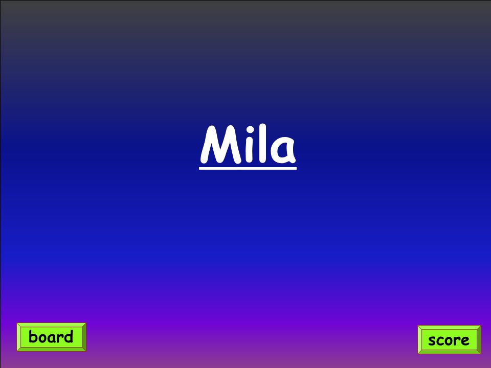 Mila score board
