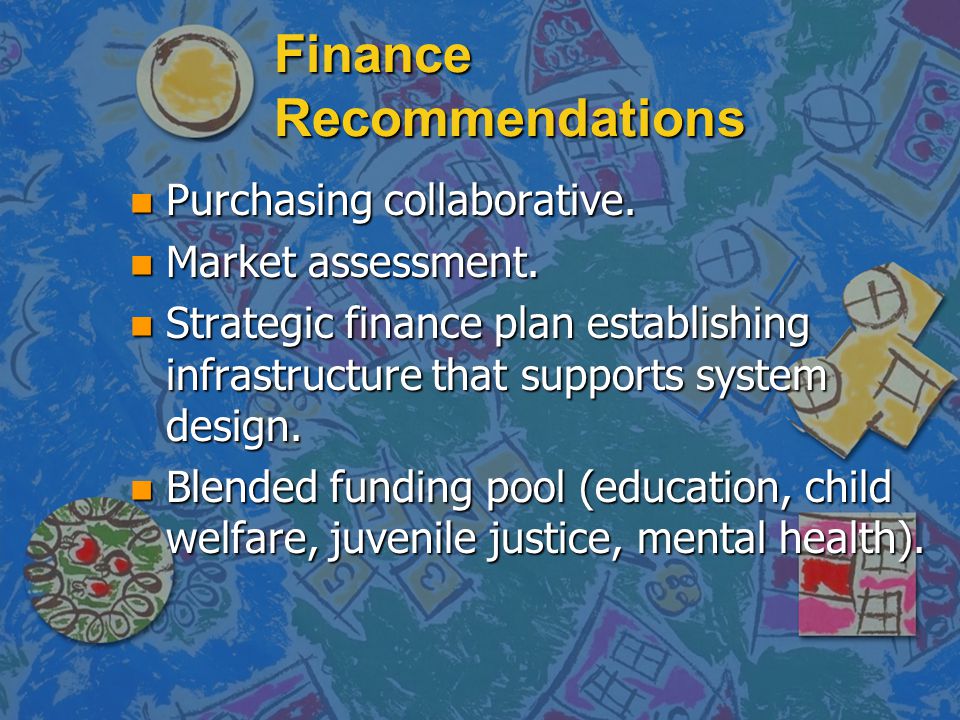 Finance Recommendations n Purchasing collaborative.