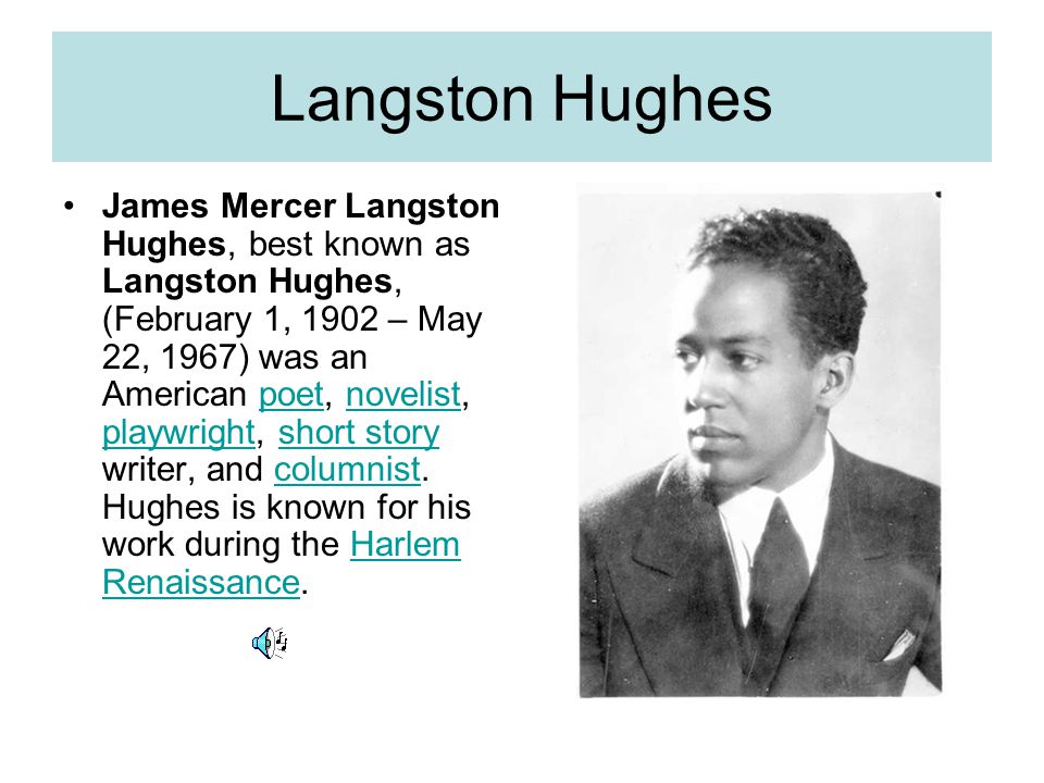 a history in the novel negro by james mercer langston hughes Langston hughes: the long tradition of black poets langston hughes (james mercer langston black history heroes blog. a history in the novel negro by james mercer langston hughes Langston hughes: the long tradition of black poets langston hughes (james mercer langston black history heroes blog.