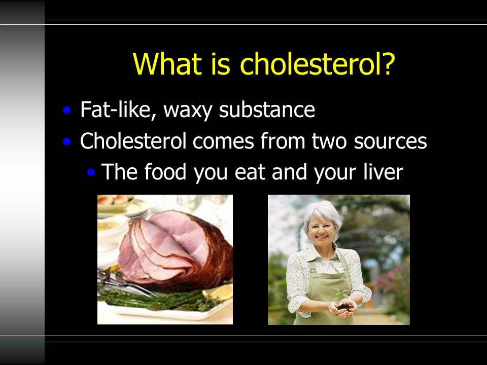What is cholesterol.