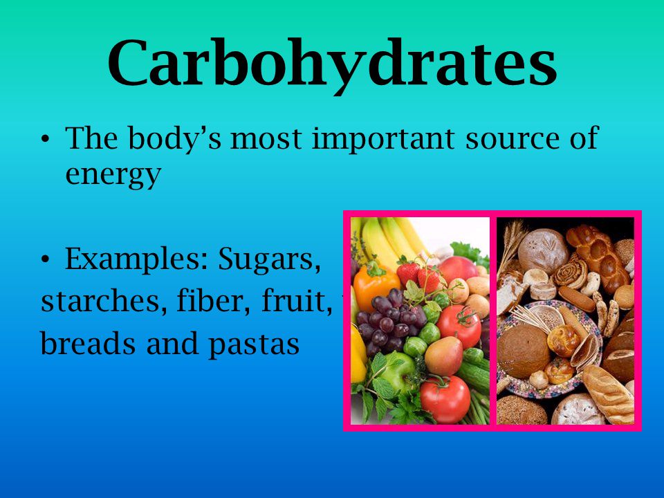nutrients examples