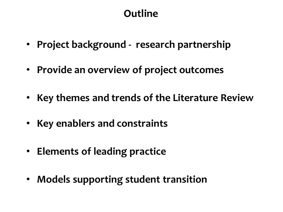 Review Of Literature For Project