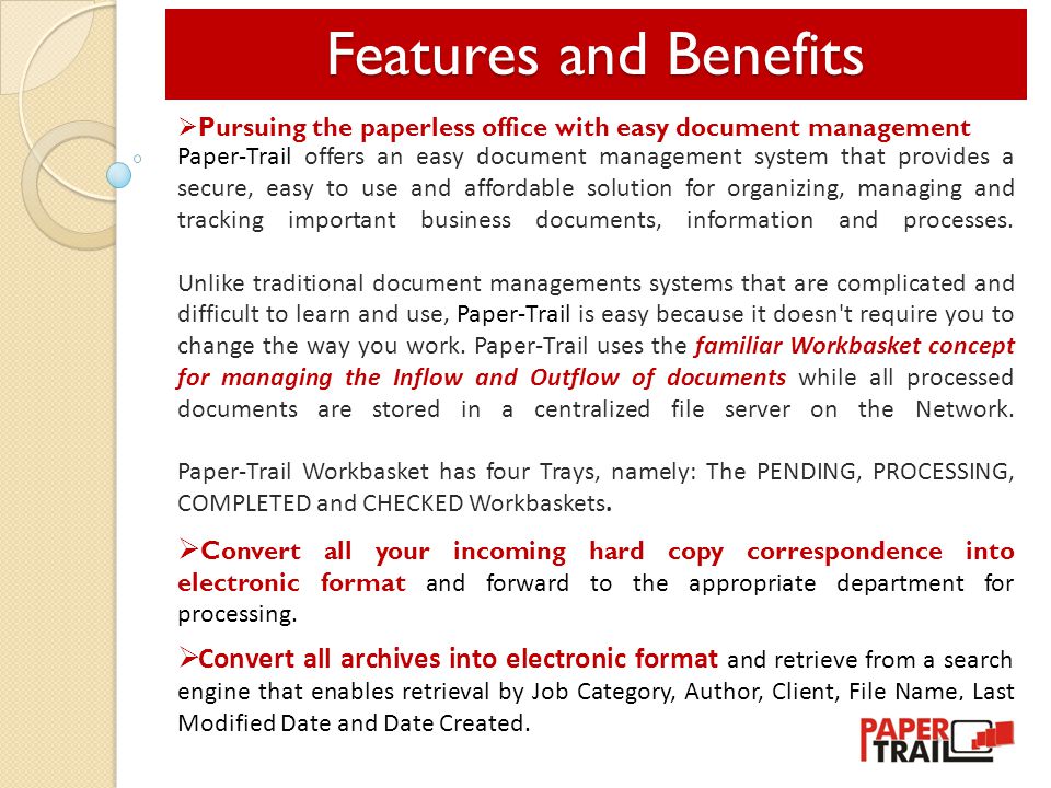  Convert all archives into electronic format and retrieve from a search engine that enables retrieval by Job Category, Author, Client, File Name, Last Modified Date and Date Created.
