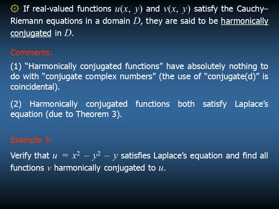 1 Week 4 Complex Numbers Analytic Functions Diffeiation Of 11