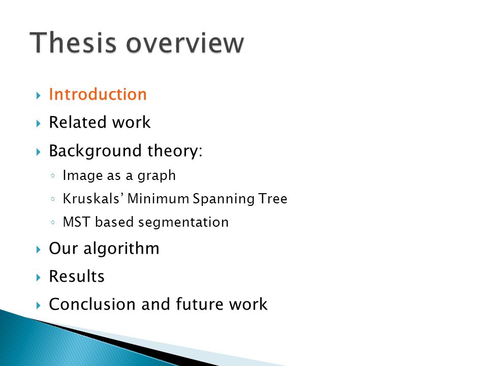 master thesis future work master thesis future work