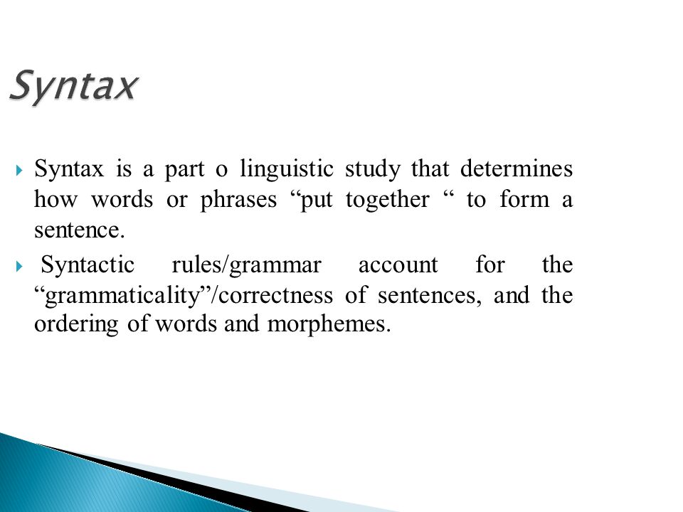 syntax definition magdalene project org syntax definition