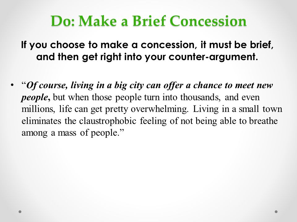 TOEFL® essay: Some people prefer to live in a small town - English