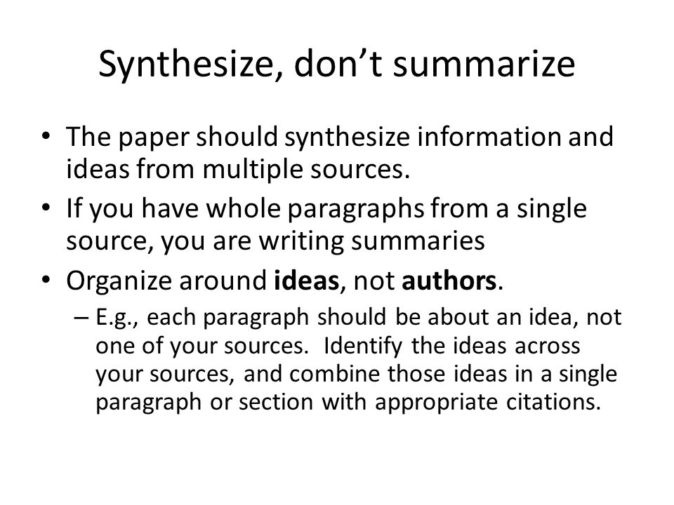 How To Write A Summary For An Essay