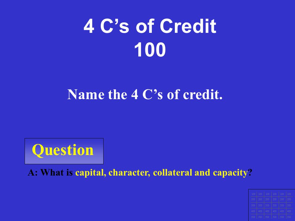 Question A: What is installment credit.