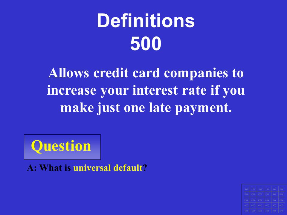 Question A: What is a credit score.