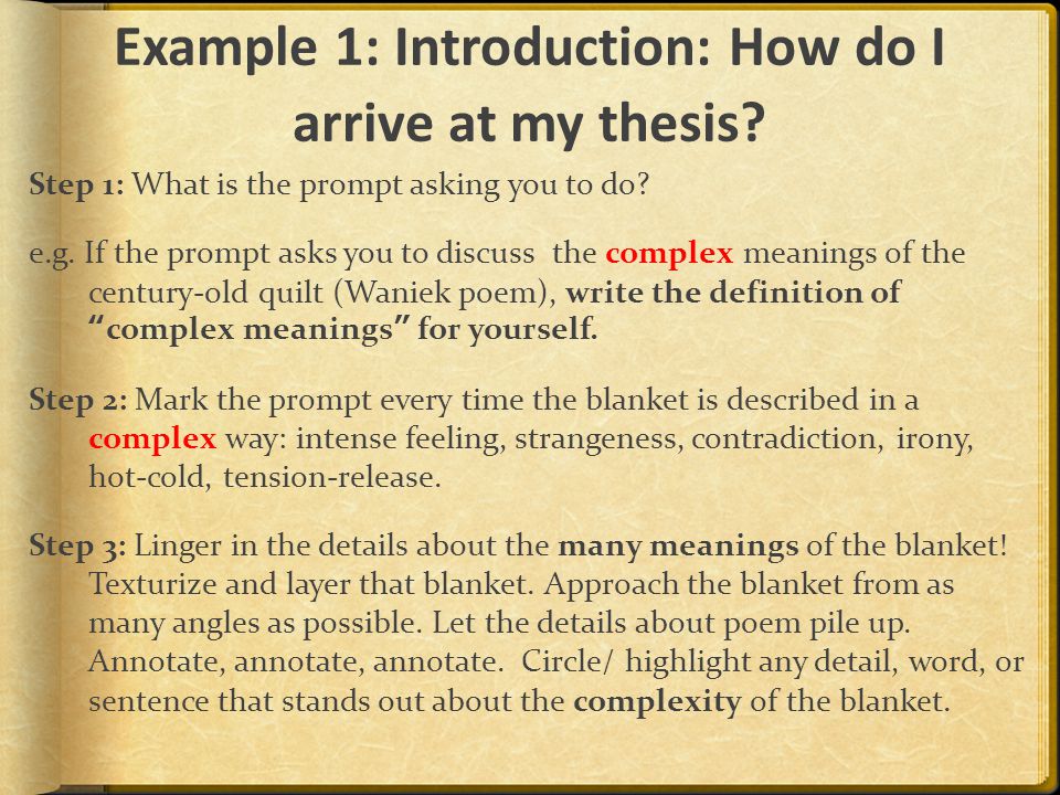 How To Write A Literature Essay