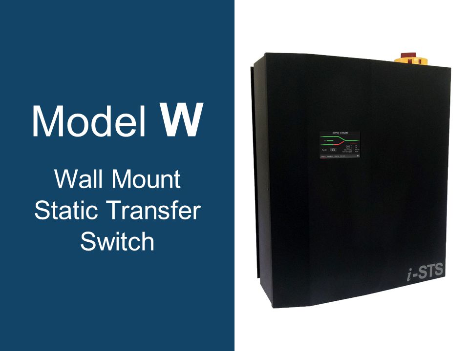 Model W Wall Mount Static Transfer Switch