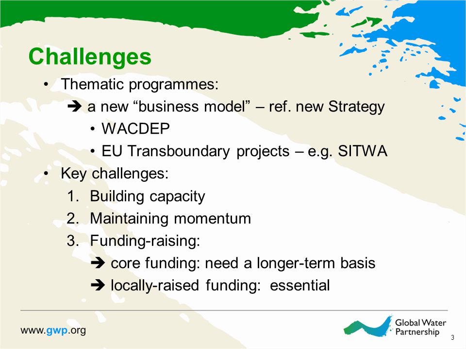 3 Thematic programmes:  a new business model – ref.
