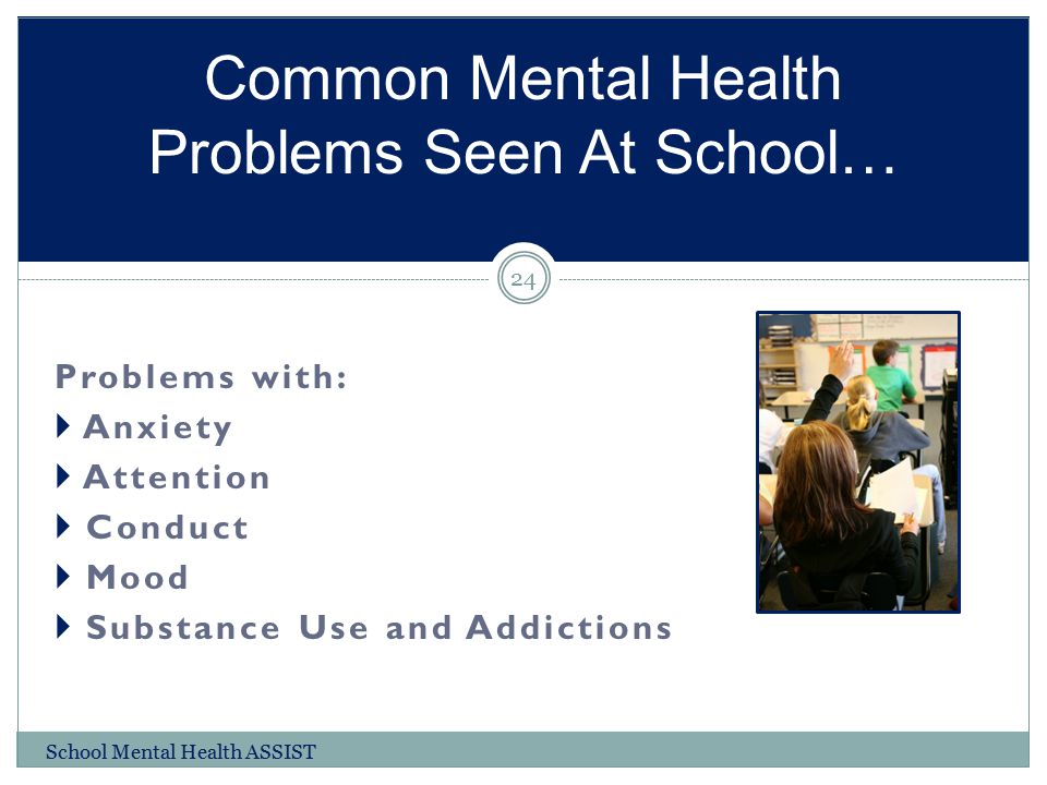 common mental health problems