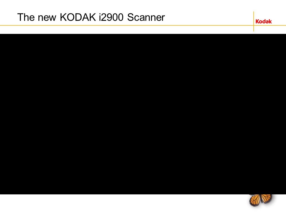 The new KODAK i2900 Scanner