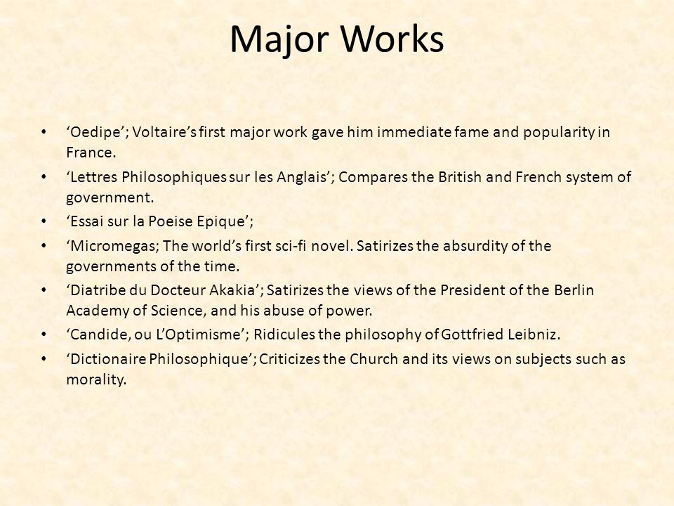voltaire levi pilcer personal history voltaire was one of frances voltaire published works