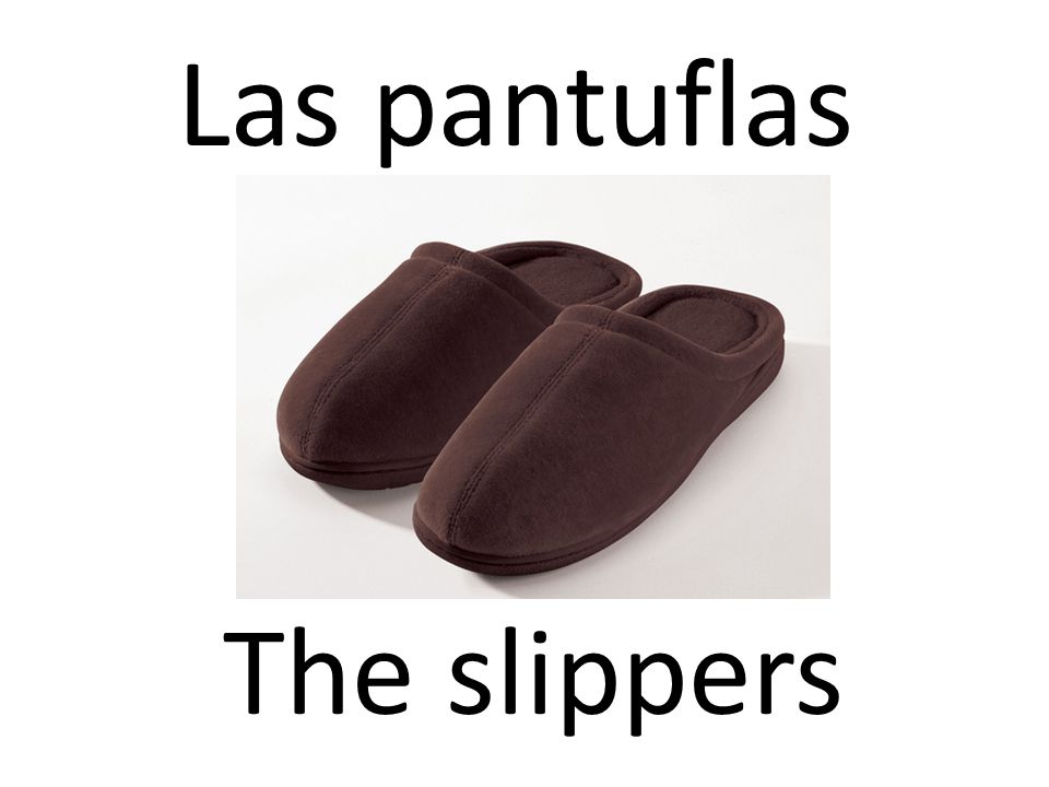 Las pantuflas The slippers