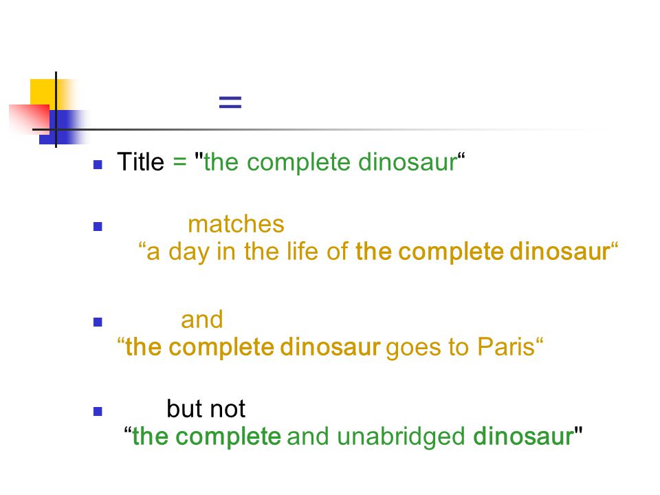 = Title = the complete dinosaur matches a day in the life of the complete dinosaur and the complete dinosaur goes to Paris but not the complete and unabridged dinosaur