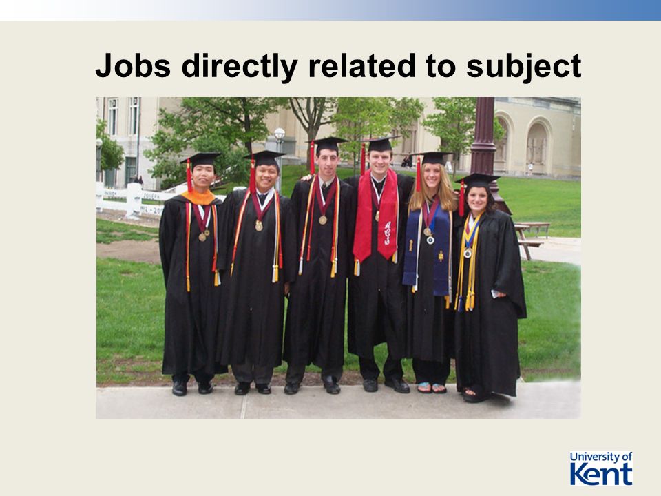Jobs directly related to subject